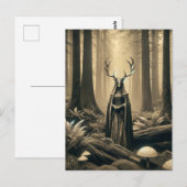 Pagan Elen of the Ways Sepia Postkarte (Vorne/Hinten)
