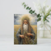 Pagan Flax Postkarte (Stehend Vorderseite)
