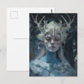 Pagan Forest Goddess Postkarte (Vorne/Hinten)