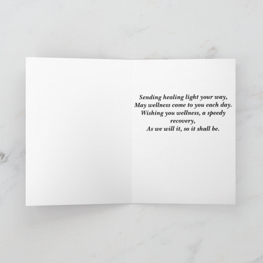 Pagan Get Well Card Karte (Innenseite)