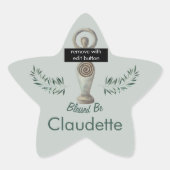 Pagan Goddess Personalisiert Stern-Aufkleber (Vorderseite)
