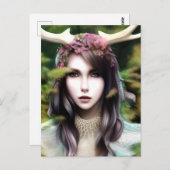 Pagan Goddess Postkarte (Vorne/Hinten)