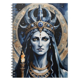 Pagan Griechische Göttin Hecate Occult Mystical Qu Notizblock