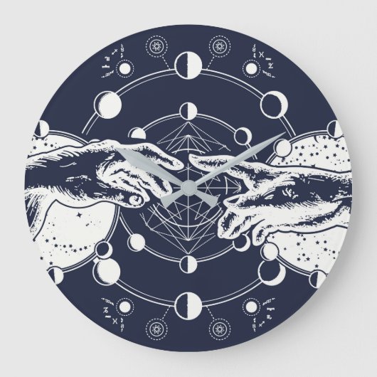 Pagan Große Wanduhr (Vorderseite)
