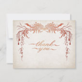 Pagan Handfasting Wedding Dankeskarte (Vorderseite)