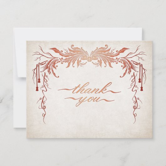 Pagan Handfasting Wedding Dankeskarte (Vorderseite)