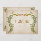 Pagan Handfasting Wedding Dankeskarte (Vorne/Hinten)