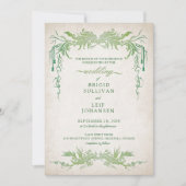 Pagan Handfasting Wedding Einladung (Vorderseite)