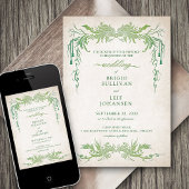 Pagan Handfasting Wedding Einladung