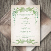 Pagan Handfasting Wedding Einladung