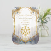 Pagan-Hochzeit vom verzauberten Waldportal Einladung (Stehend Vorderseite)