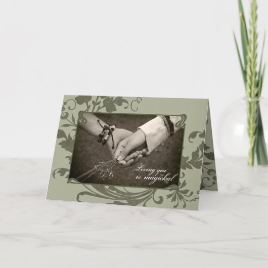 Pagan-Liebe Karte (Vorderseite)