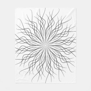 Pagan mandala tattoo spirituell fleecedecke