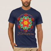 Pagan Namaste Kaleidoscope T-Shirt (Vorderseite)