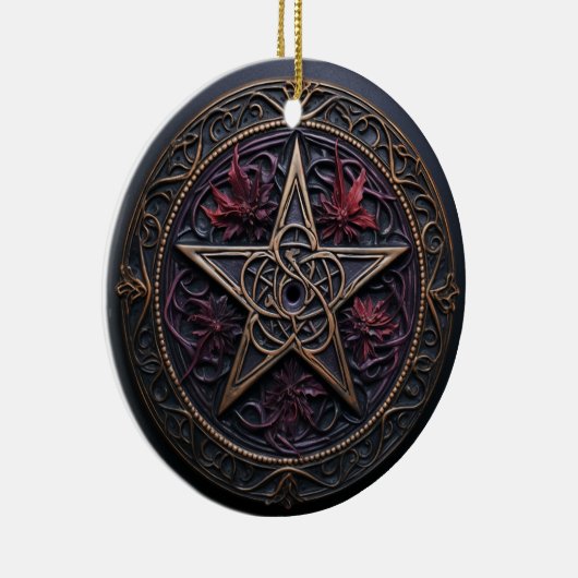 Pagan Pentagram Ornament (Rechts)