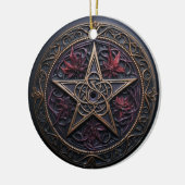 Pagan Pentagram Ornament (Links)