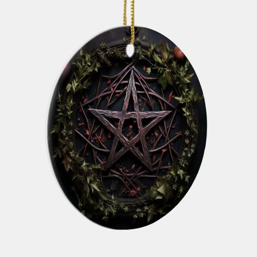 Pagan Pentagram Ornament (Rechts)