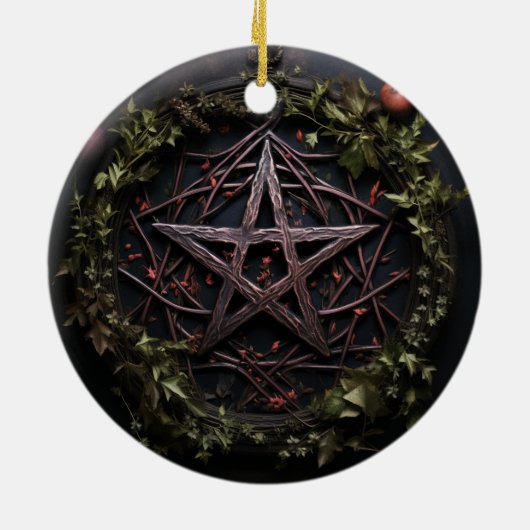 Pagan Pentagram Ornament (Hinten)