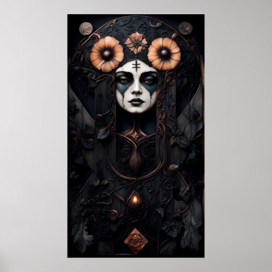 Pagan Queen I Print, (Matte) Poster (Vorne)