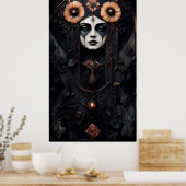 Pagan Queen I Print, (Matte) Poster (Küche)