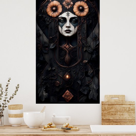 Pagan Queen I Print, (Matte) Poster (Küche)