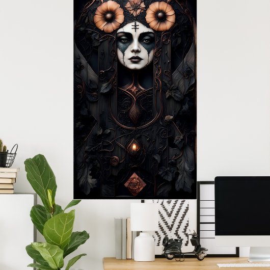 Pagan Queen I Print, (Matte) Poster (Heimbüro)