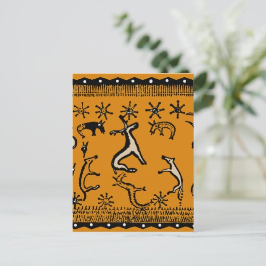 Pagan Ritual Zeremonie Postkarte (Stehend Vorderseite)