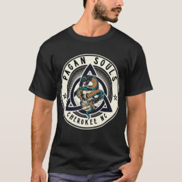 Pagan Souls Cherokee Logo S-Sleeve T-Shirt Männer 