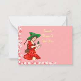 Pagan Spring Greetings Mitteilungskarte