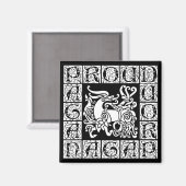 Pagan Stag Magnet (Vorderseite/Rückseite)