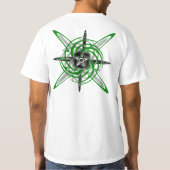 Pagan Star Green T-Shirt (Rückseite)