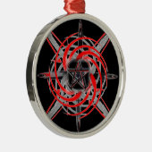 Pagan Star Premium Runde Ornamente (Rechts)