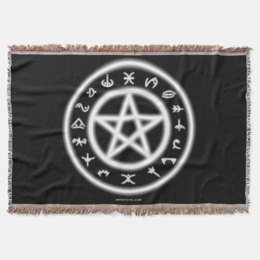 Pagan Symbol Blanket Decke (Vorderseite)