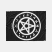 Pagan Symbols Fleecedecke (Vorderseite (Horizontal))
