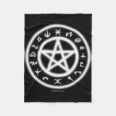 Pagan Symbols Fleecedecke (Vorderseite)