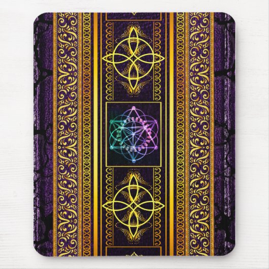 Pagan Tome Dark Magic Zaubers Wiccan & Witchcraft  Mousepad (Vorne)