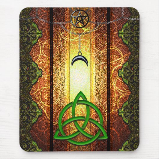 Pagan Tome Dark Magic Zaubers Wiccan & Witchcraft Mousepad (Vorne)