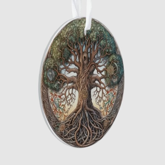 Pagan Tree of Life Akrolic Ornament (Vorderseite)