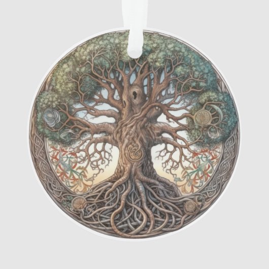 Pagan Tree of Life Akrolic Ornament (Rückseite)
