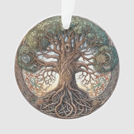 Pagan Tree of Life Akrolic Ornament (Vorderseite)