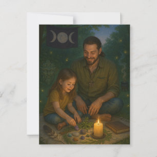 Pagan Vatertag Segen Postkarte