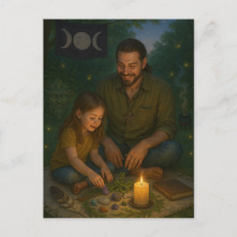 Pagan Vatertag Segen Postkarte