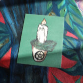 Pagan Weihnachten Candle wicca Karte