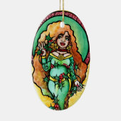 Pagan Weihnachten Goddess Keramik Ornament (Rechts)