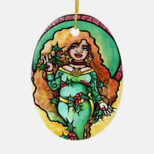Pagan Weihnachten Goddess Keramik Ornament