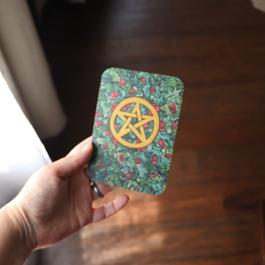 Pagan Weihnachten Pentagram Einladung