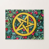 Pagan Weihnachten Pentagram Puzzle (Horizontal)