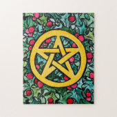 Pagan Weihnachten Pentagram Puzzle (Vertikal)