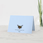 Pagan Weihnachten Solstice Card Karte (Rückseite)