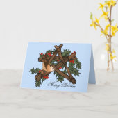 Pagan Weihnachten Solstice Card Karte (Gelbe Blume)